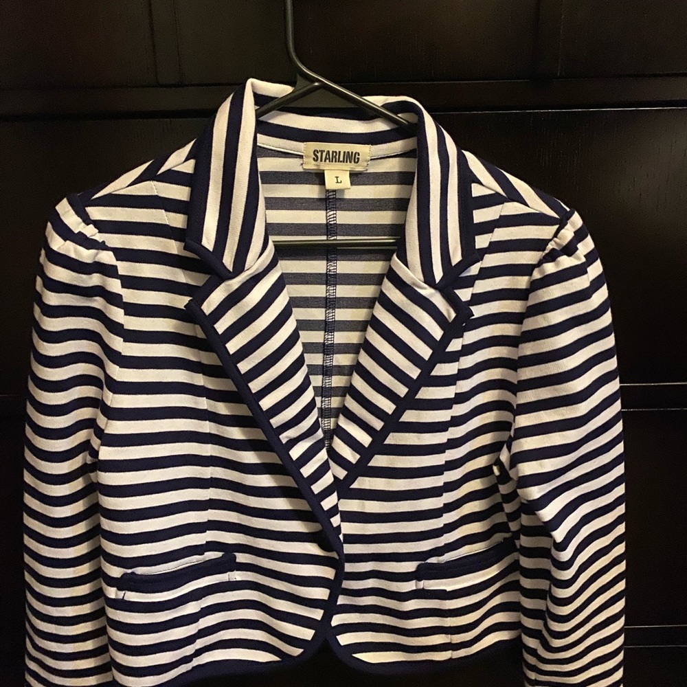 Starling White and Navy Blazer